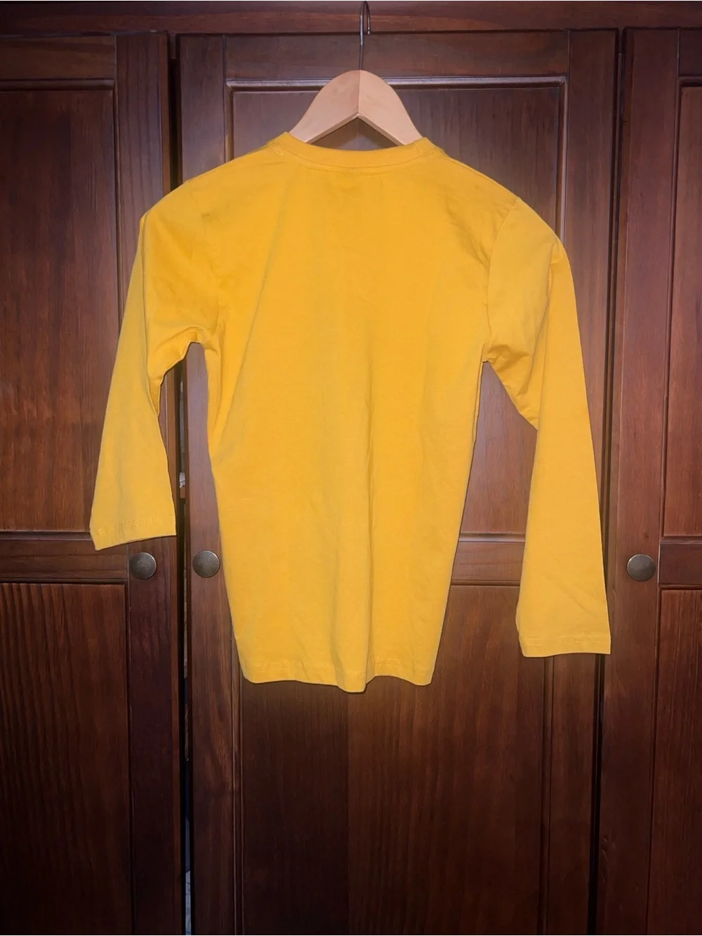 Lacoste x Polaroid Collaboration Long Sleeve Yellow T-Shirt Size 30 (XS)